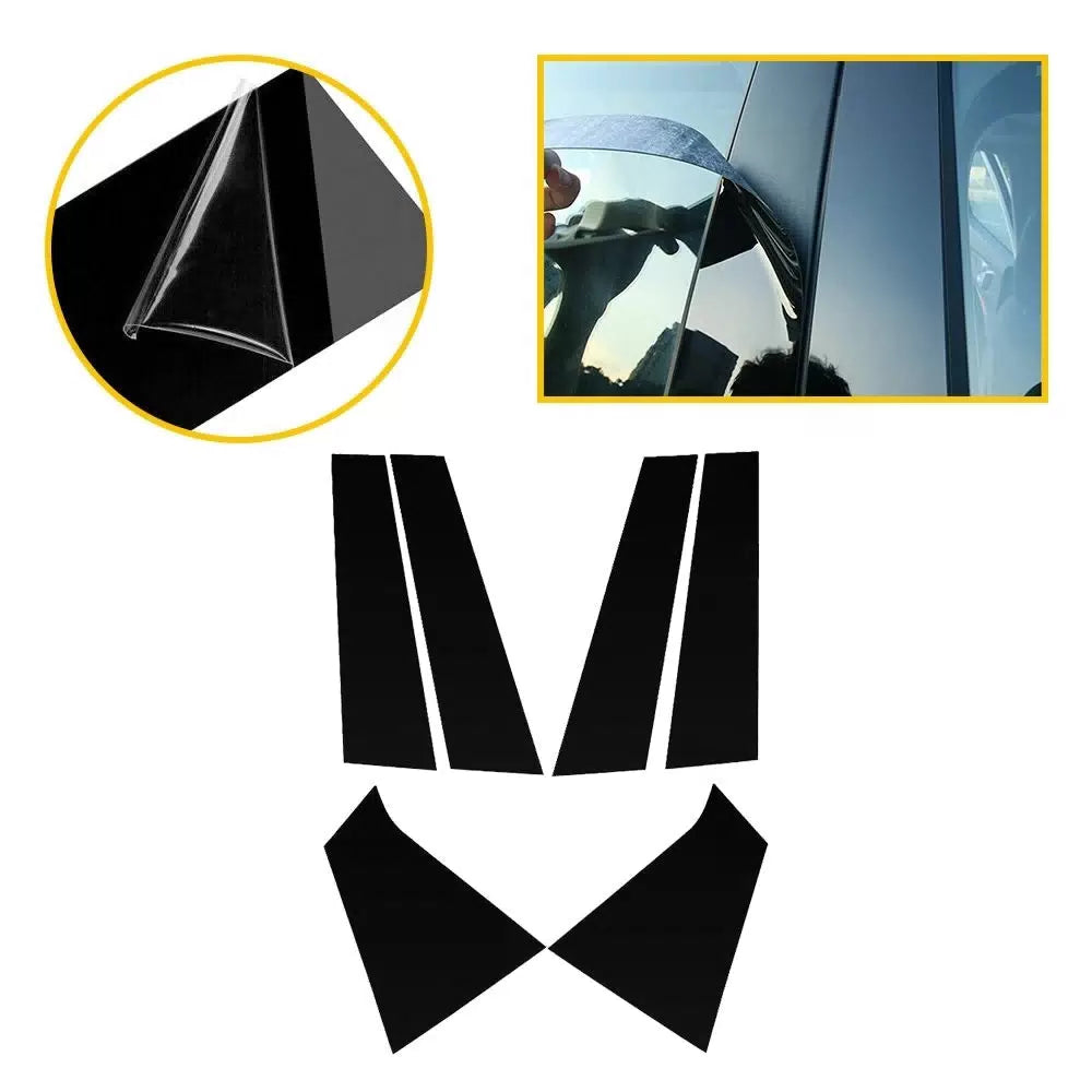 For 2016-2021 Chevrolet Malibu Door Trim Pillar Black Posts Cover Decorations EA 6B93BC-57 [11]