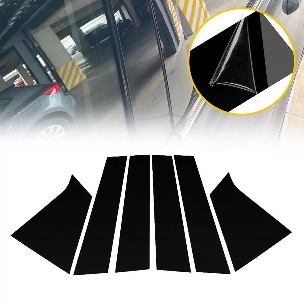 For 2016-2021 Chevrolet Malibu Door Trim Pillar Black Posts Cover Decorations EA 6B93BC-57 [6]