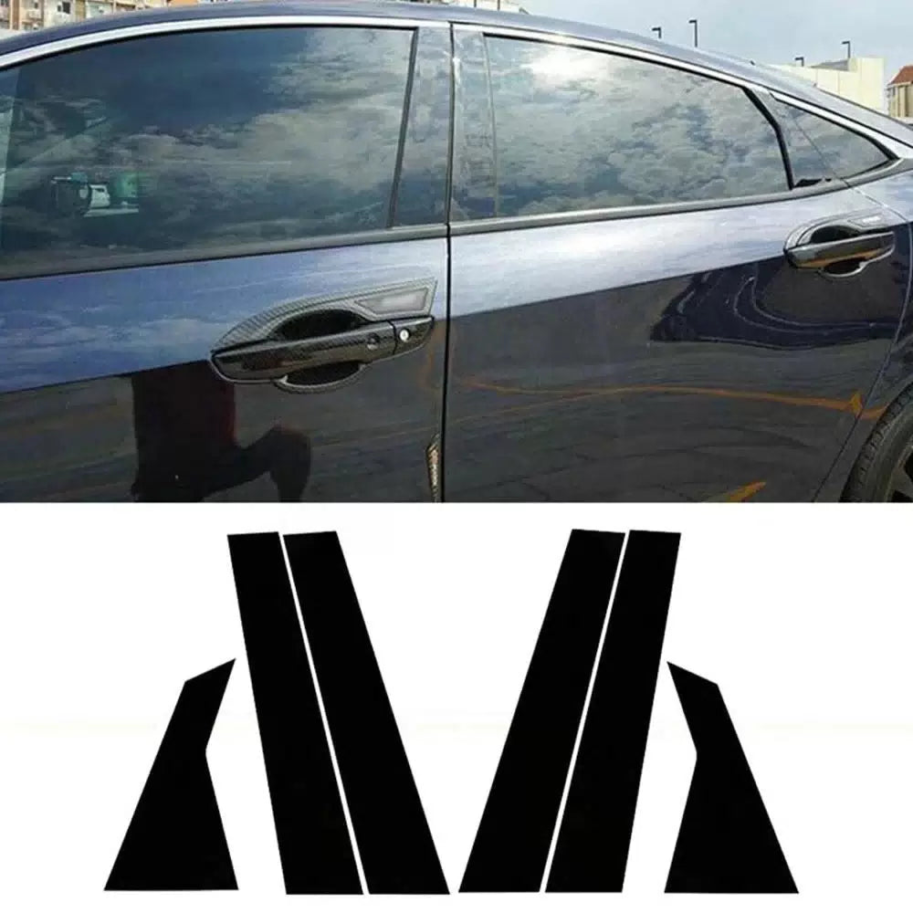 For 2016- 2020 Honda Civic 10th Pillar Post Door Trim Car Auto Accessories EOA 6B93BC-57 [2]