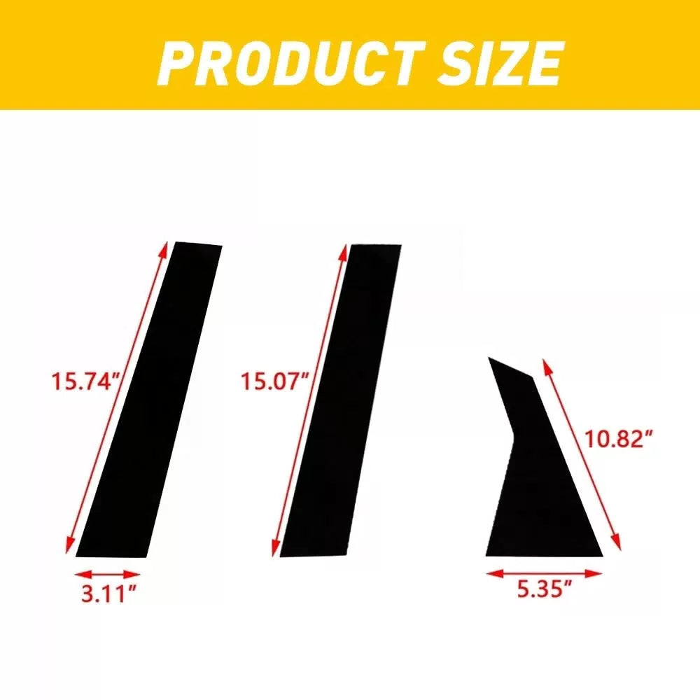 For 2016- 2020 Honda Civic 10th Pillar Post Door Trim Car Auto Accessories EOA 6B93BC-57 [6]