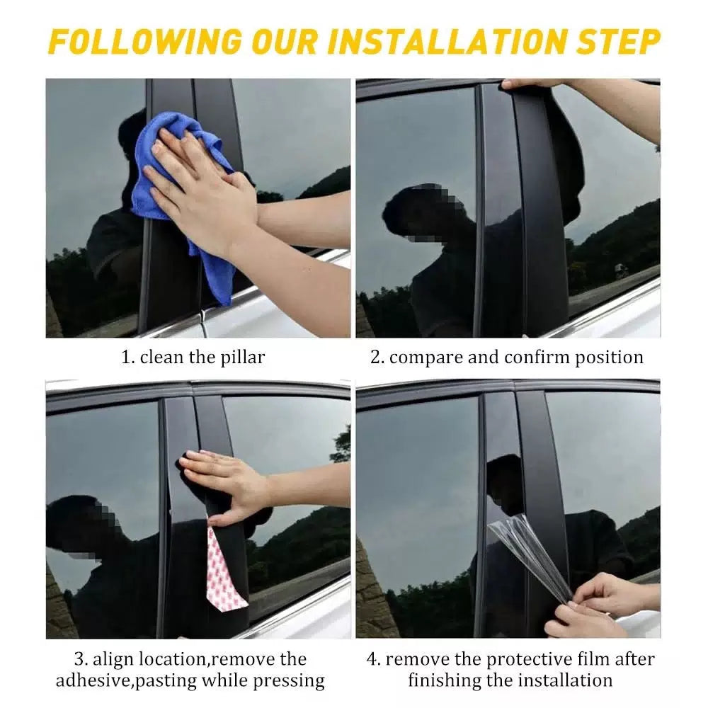 For 2016- 2020 Honda Civic 10th Pillar Post Door Trim Car Auto Accessories EOA 6B93BC-57 [9]