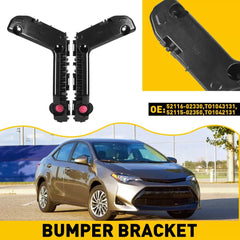 For 2017-2019 Toyota Corolla Front Bumper Support Bracket Side Retainer L&R Side 6B93BC-57 [1]