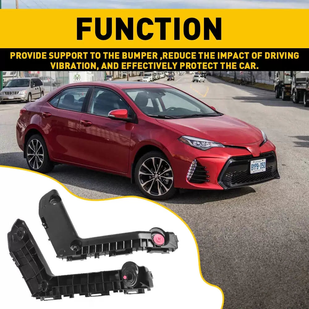 For 2017-2019 Toyota Corolla Front Bumper Support Bracket Side Retainer L&R Side 6B93BC-57 [6]