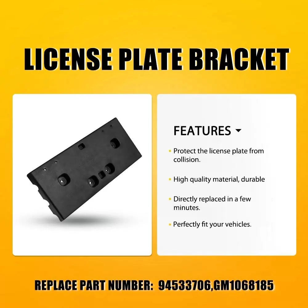 For 2017-2022 Chevrolet Trax Front License Plate Frame Holder Mounting Bracket A 6B93BC-57 [6]