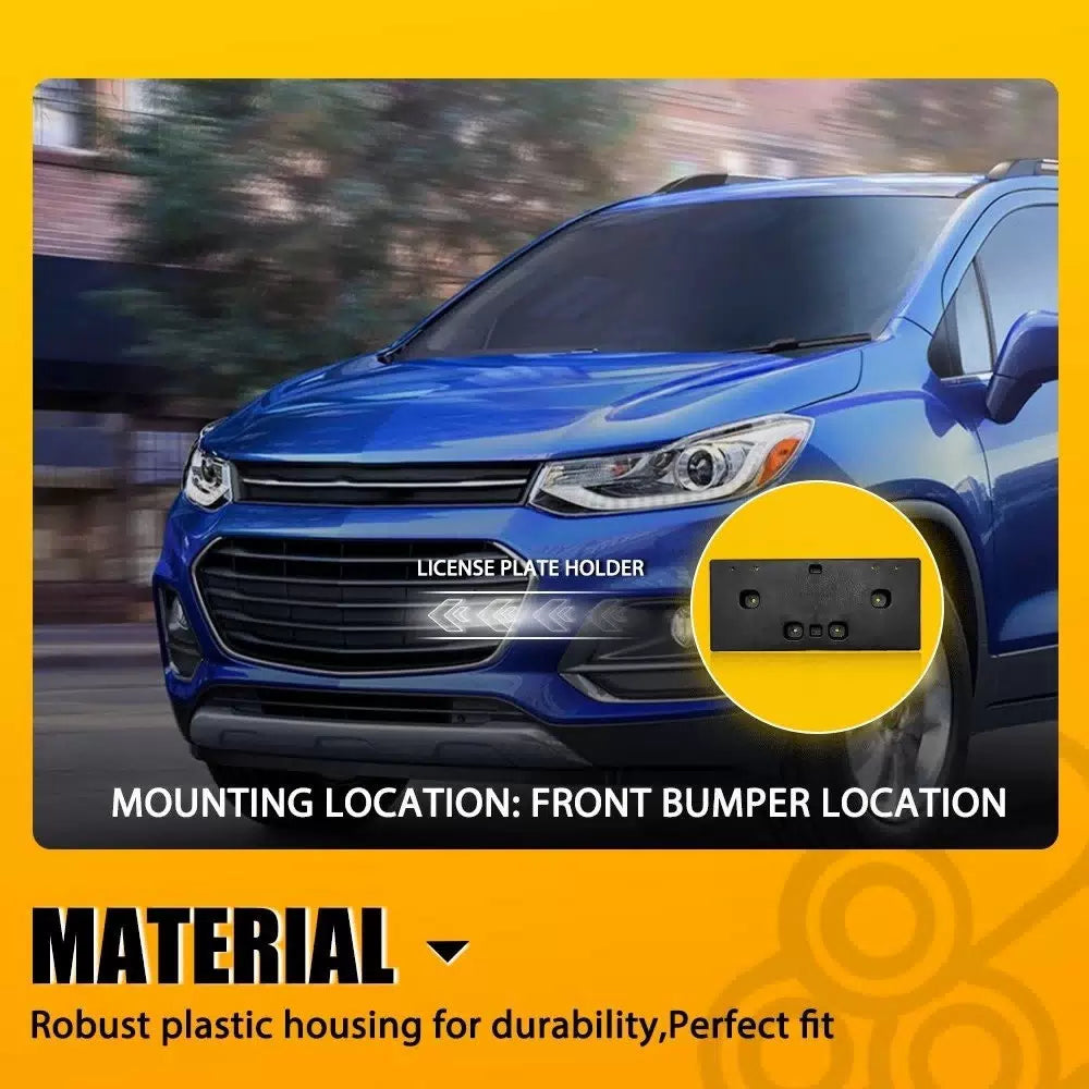 For 2017-2022 Chevrolet Trax Front License Plate Frame Holder Mounting Bracket A 6B93BC-57 [7]