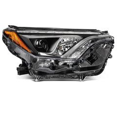 For 2018 2017 2016 Toyota RAV4 w/LED DRL Black Housing Headlights Assembly L+R 6B93BC-57 [2]