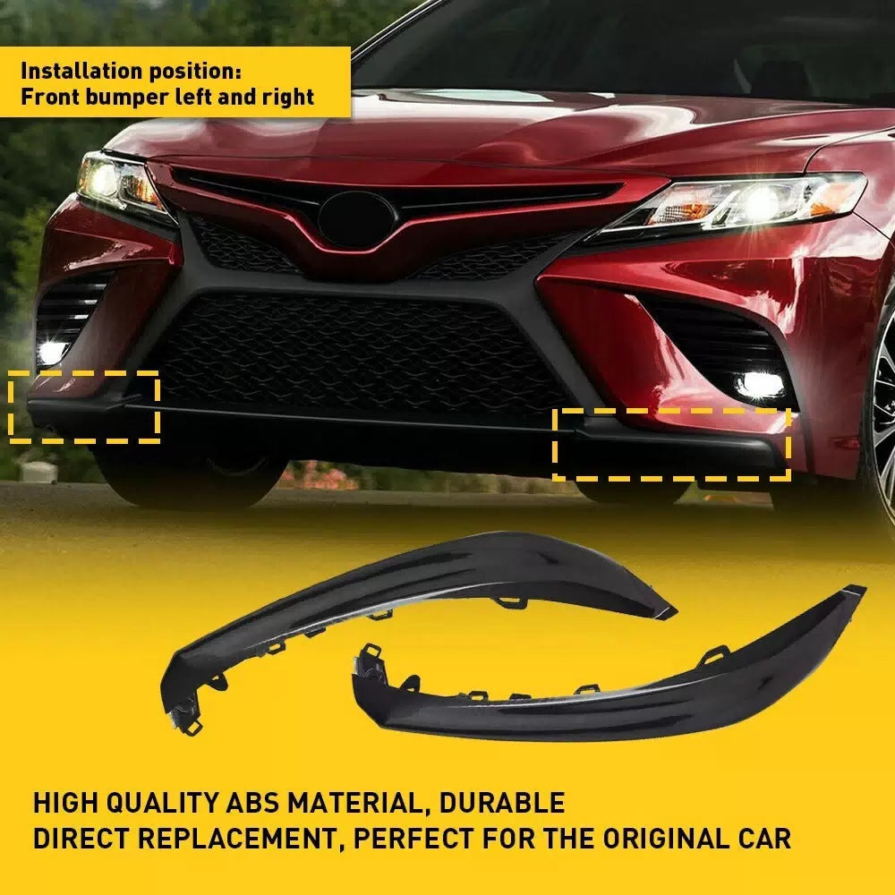 For 2018 2019 2020 Toyota Camry SE/XSE Front Bumper Grille Trim Molding Set EOA 6B93BC-57 [2]