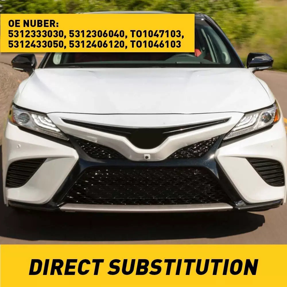 For 2018 2019 2020 Toyota Camry SE/XSE Front Bumper Grille Trim Molding Set EOA 6B93BC-57 [6]