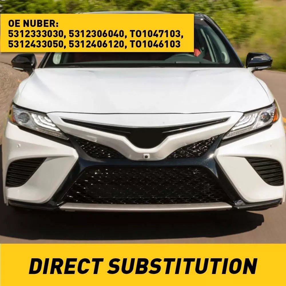 For 2018-2020 Toyota Camry SE XSE Bumper Lower Grille Trim Moldings Gloss USEOA 6B93BC-57 [6]