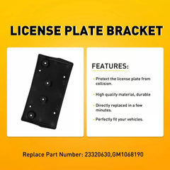 For 2018-2021 Chevrolet Equinox Front Bumper License Plate Tag Bracket Holder EA 6B93BC-57 [3]