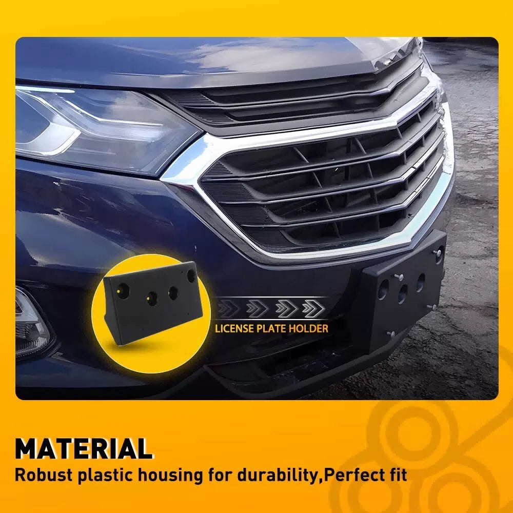 For 2018-2021 Chevrolet Equinox Front Bumper License Plate Tag Bracket Holder EA 6B93BC-57 [7]