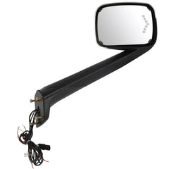 For 2018+ Freightliner Cascadia Chrome Hood Mirror LED Turn Signal Right Side 6B93BC-57 [2]