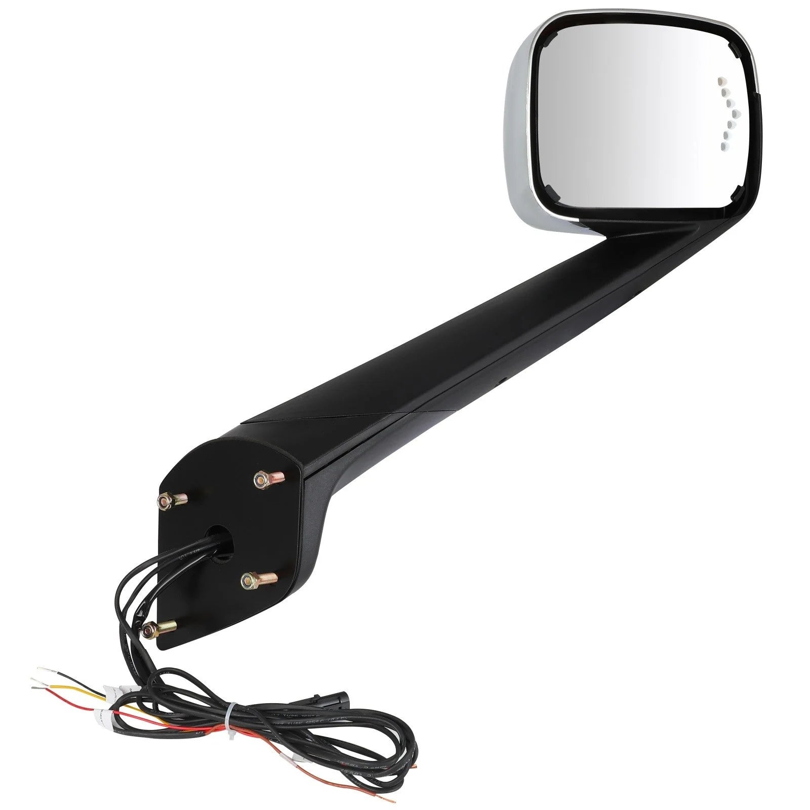 For 2018+ Freightliner Cascadia Chrome Hood Mirror LED Turn Signal Right Side 6B93BC-57 [6]
