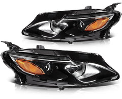 For 2019 2020 2021 Chevrolet Malibu Black Left+Right Pair Headlights Assembly 6B93BC-57 [1]
