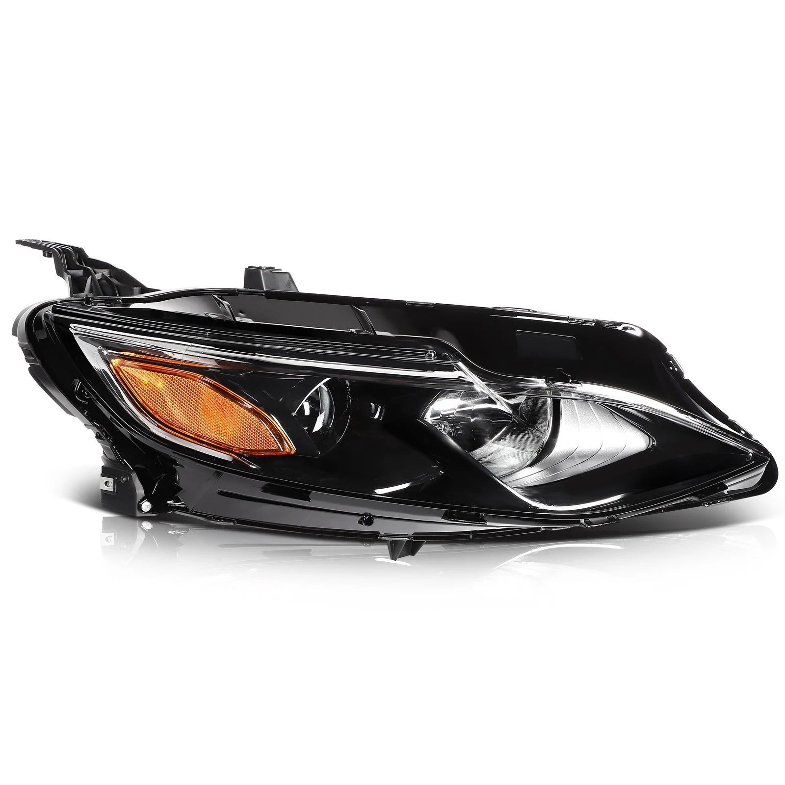 For 2019 2020 2021 Chevrolet Malibu Black Left+Right Pair Headlights Assembly 6B93BC-57 [3]