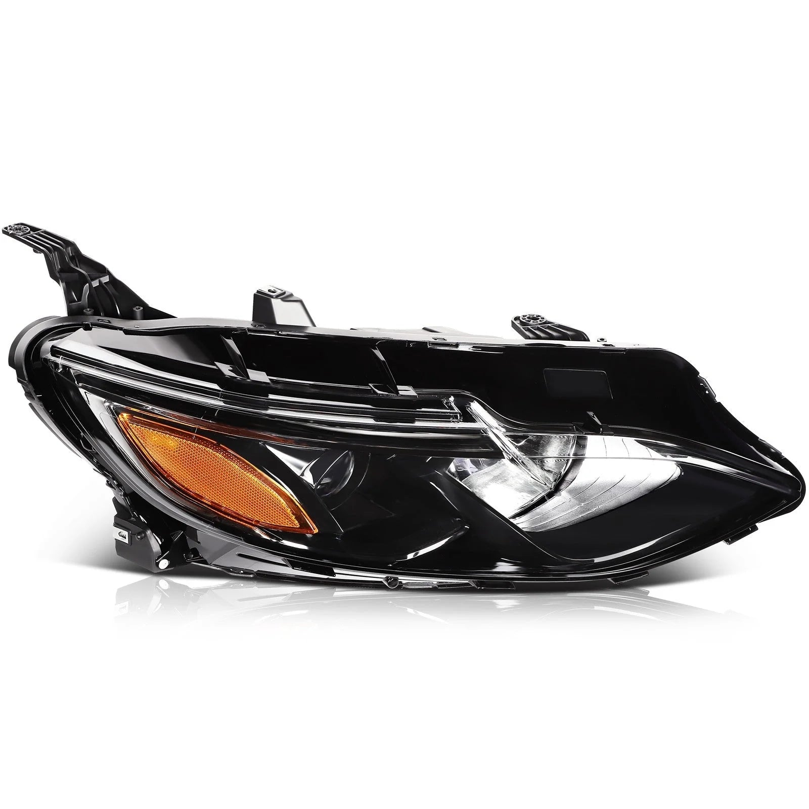 For 2019 2020 2021 Chevrolet Malibu Black Left+Right Pair Headlights Assembly 6B93BC-57 [5]