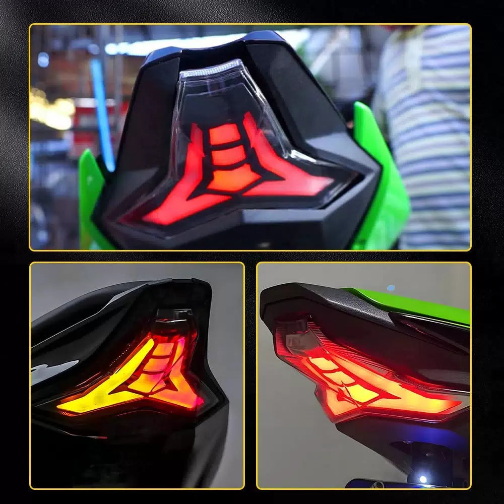 For 2019-23 KAWASAKI Ninja ZX-10R ZX-6R Integrated LED Tail Light Turn Signal EA 6B93BC-57 [5]