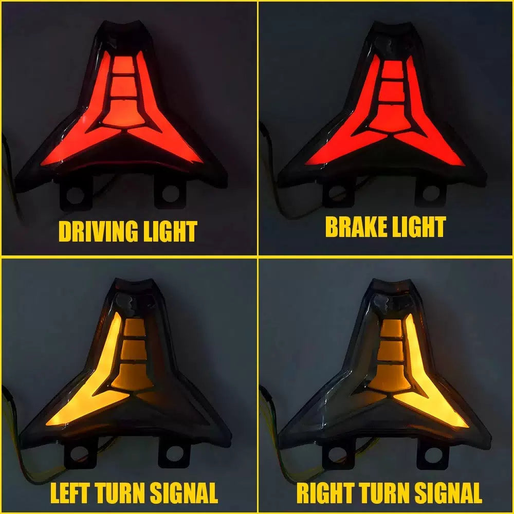 For 2019-23 KAWASAKI Ninja ZX-10R ZX-6R Integrated LED Tail Light Turn Signal EA 6B93BC-57 [6]