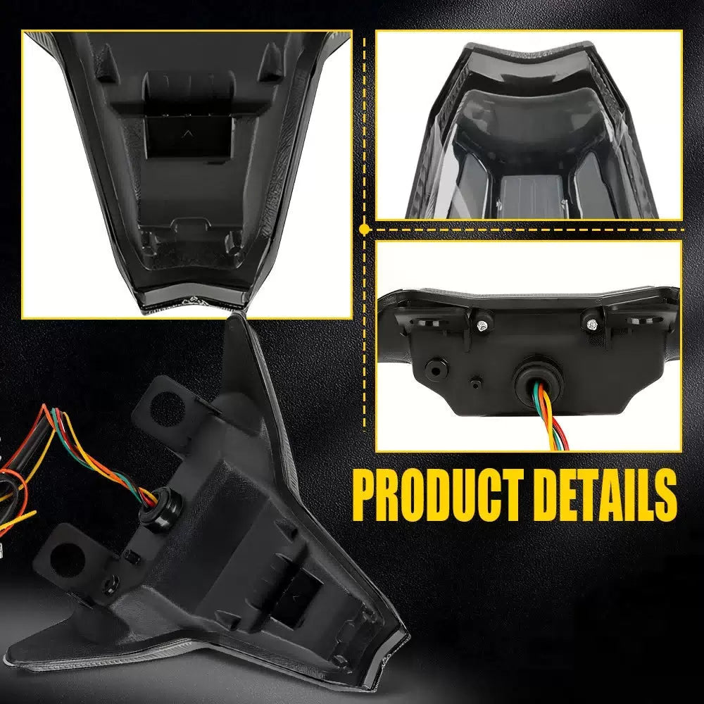 For 2019-23 KAWASAKI Ninja ZX-10R ZX-6R Integrated LED Tail Light Turn Signal EA 6B93BC-57 [9]