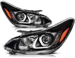 For 2022-2019 Chevy Spark LS LT Headlights Assembly w/Projector Left+Right 6B93BC-57 [2]