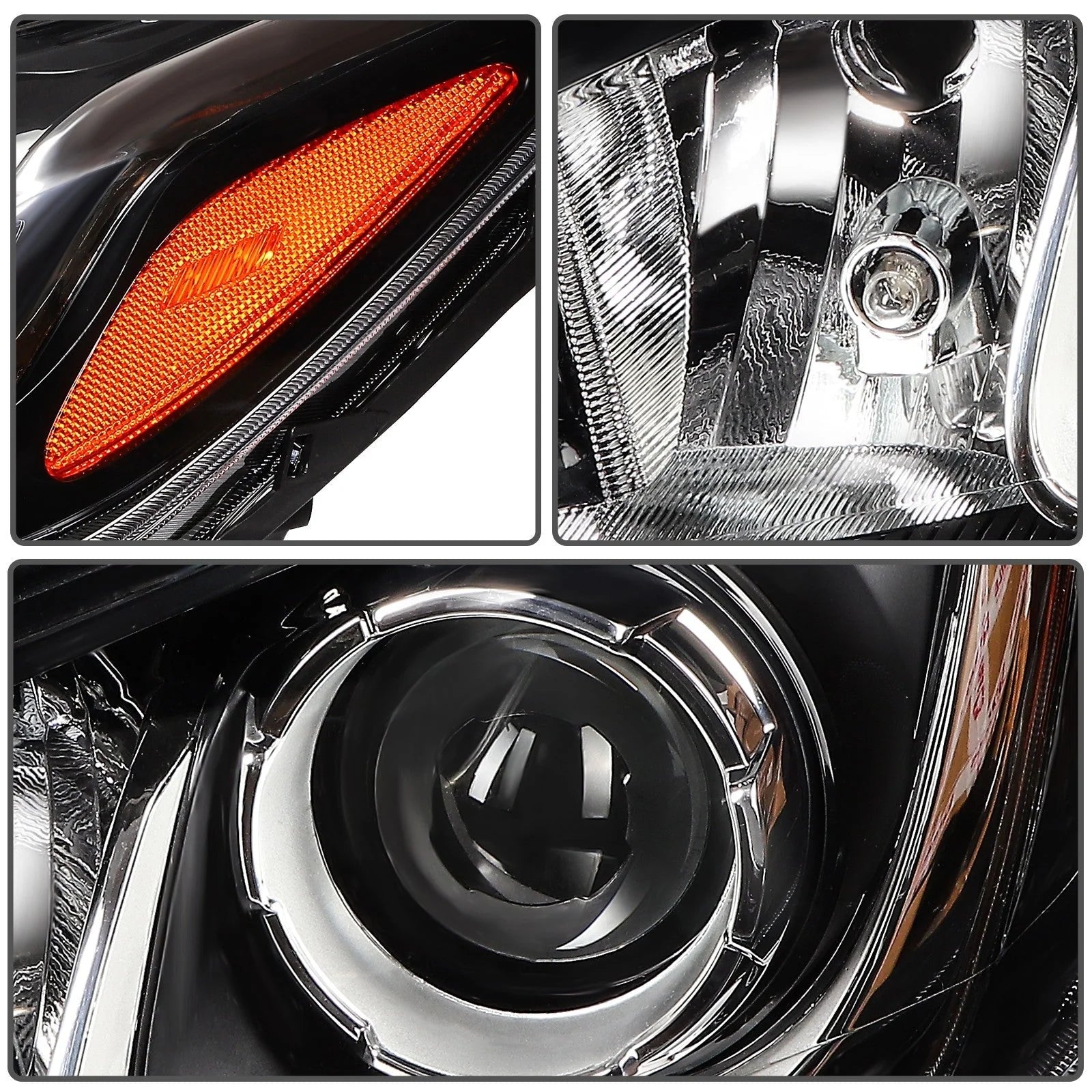 For 2022-2019 Chevy Spark LS LT Headlights Assembly w/Projector Left+Right 6B93BC-57 [9]
