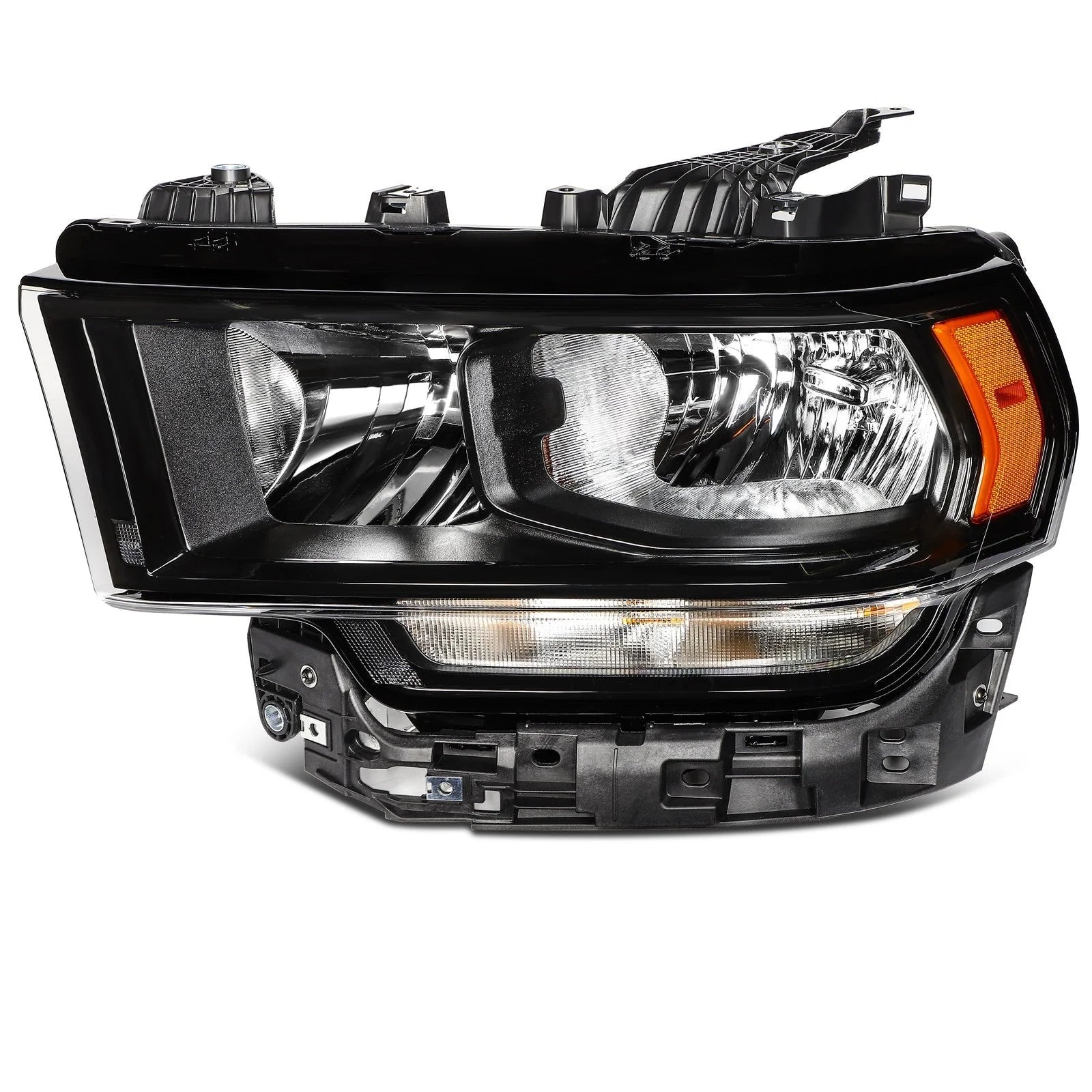 For 2024-2019 Ram 2500 3500 Black Housing Headlights Assembly Left+Right 6B93BC-57 [5]