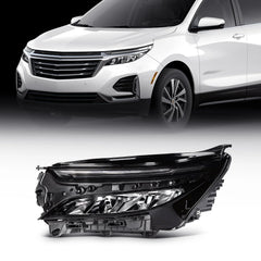 For 2024-2022 Chevrolet Equinox LT RS 1.5L Left Side Full LED Headlight Assembly 6B93BC-57 [1]