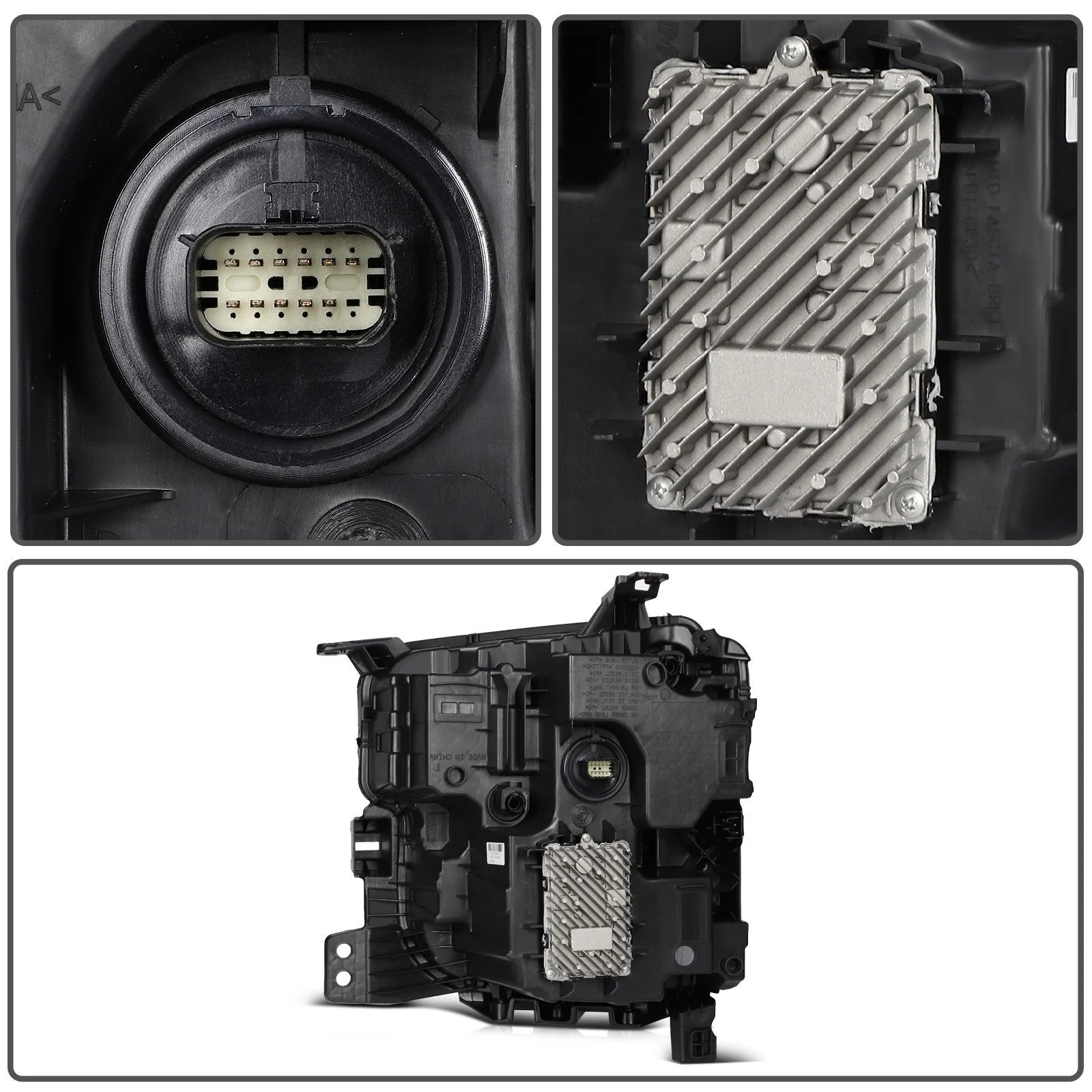 For 2024-2022 Chevy Silverado 1500 Headlight Assembly Passenger Side w/LED DRL 6B93BC-57 [7]