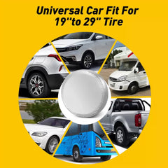 For 25"-27" Wheel Tyre Tire Covers Waterproof RV Trailer Camper Sun Protector EA 6B93BC-57 [4]