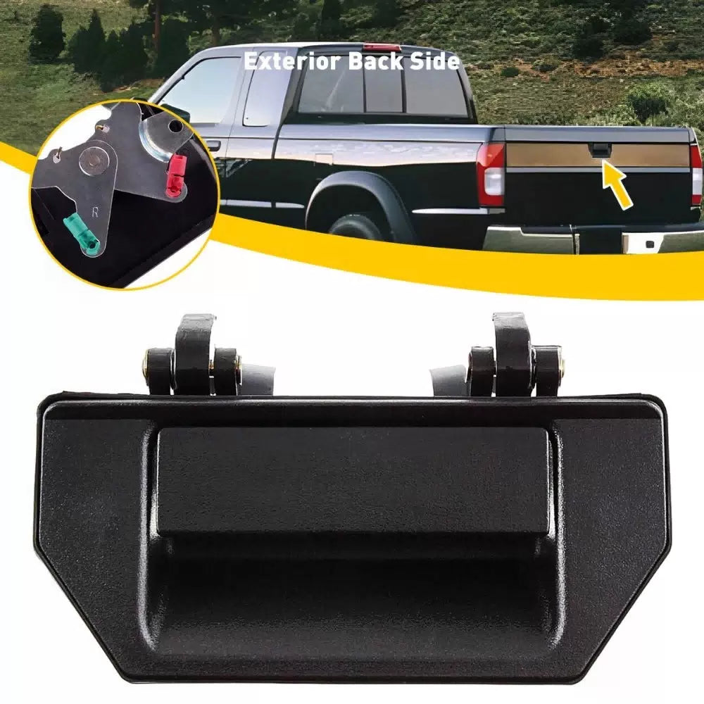 For 86 - 97 Nissan Pickup 98 - 00 Frontier Black Tailgate Handle Outer NI1915101 6B93BC-57 [1]