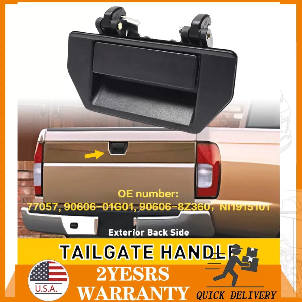 For 86 - 97 Nissan Pickup 98 - 00 Frontier Black Tailgate Handle Outer NI1915101 6B93BC-57 [11]