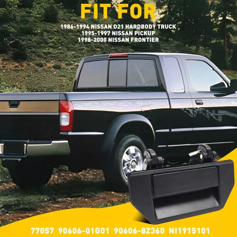 For 86 - 97 Nissan Pickup 98 - 00 Frontier Black Tailgate Handle Outer NI1915101 6B93BC-57 [3]