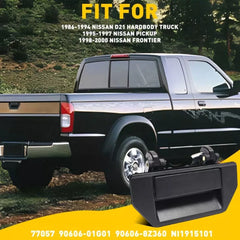 For 86 - 97 Nissan Pickup 98 - 00 Frontier Black Tailgate Handle Outer NI1915101 6B93BC-57 [3]