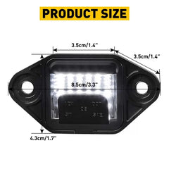 For 92-18 Ford E150 E250 E350 E450 Econoline Van LED License Plate Light Bulb EA 6B93BC-57 [3]