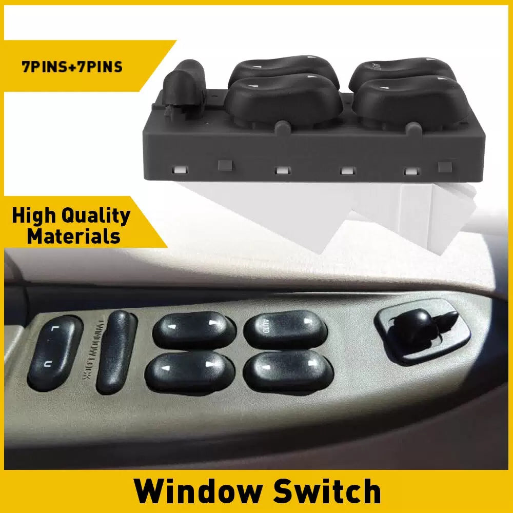 For 97-02 Ford Expedition Excursion LH Driver Power Window Switch F6DZ14529AA EA 6B93BC-57 [1]