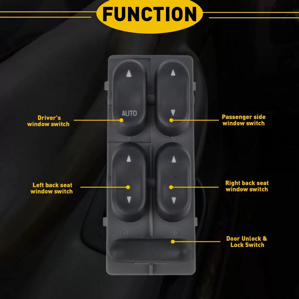 For 97-02 Ford Expedition Excursion LH Driver Power Window Switch F6DZ14529AA EA 6B93BC-57 [5]
