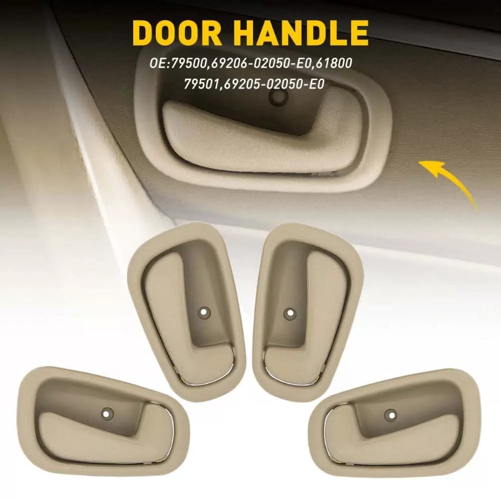 For 98-02 Toyota Corolla Interior Front Rear 4Pcs Door Handles Inside EOA 6B93BC-57 [1]