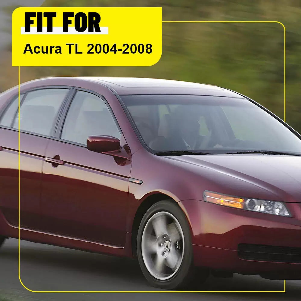 For Acura TL 2004-2008 Glossy Black Pillar Post Door Trim Accessories 6pcs/set A 6B93BC-57 [3]