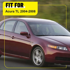 For Acura TL 2004-2008 Glossy Black Pillar Post Door Trim Accessories 6pcs/set A 6B93BC-57 [3]