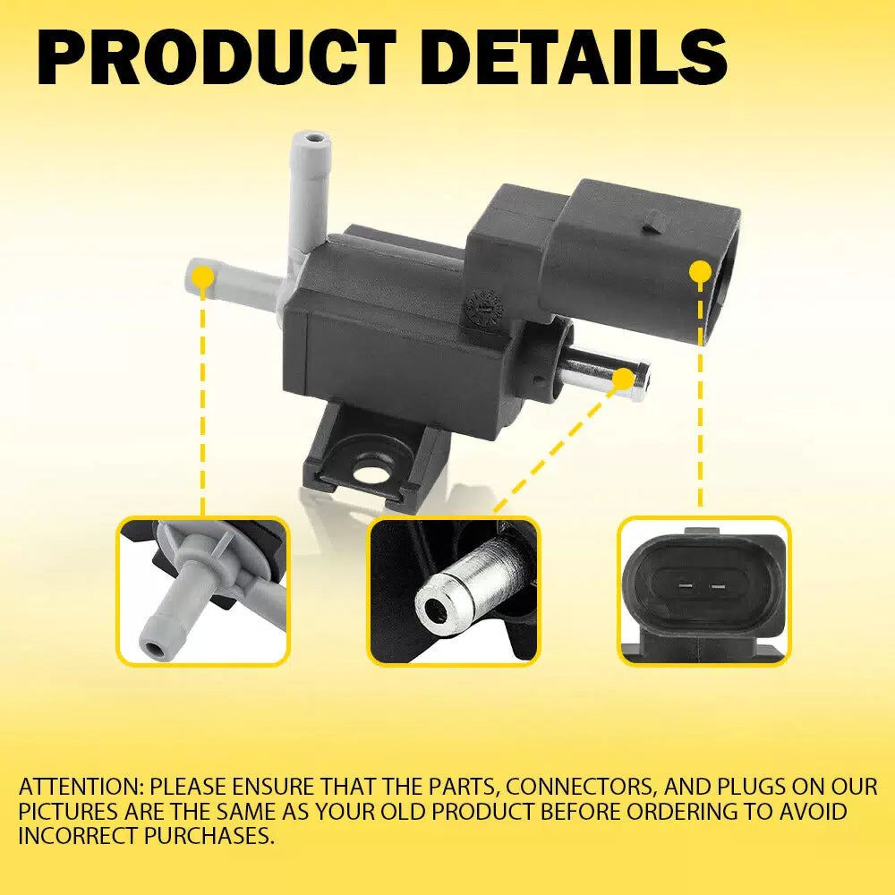 For Audi A3 A4 A5 A6 Quattro 05-16 Turbocharger Valve Pressure Boost Solenoid US 6B93BC-57 [7]