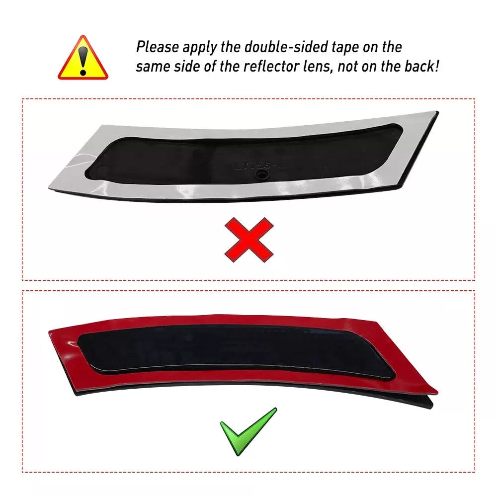 For BMW 5 Series F10 2011-16 Smoked Front Bumper Reflectors Side Marker Lamps EA 6B93BC-57 [4]