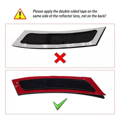 For BMW 5 Series F10 2011-16 Smoked Front Bumper Reflectors Side Marker Lamps EA 6B93BC-57 [4]