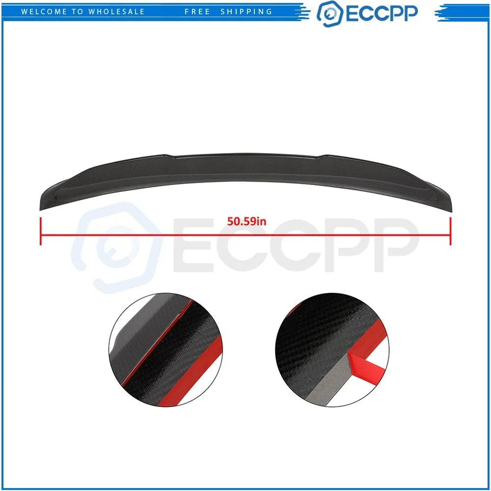 For BMW 5 Series G30 G38 2017-2020 Carbon Fiber Spoiler Lip KOEEP [6]