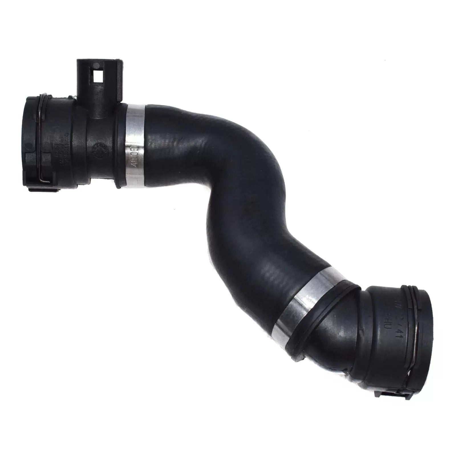 For BMW E60 525i 525xi 530i 530xi Lower Radiator Coolant Hose 17127521778 6B93BC-57 [1]