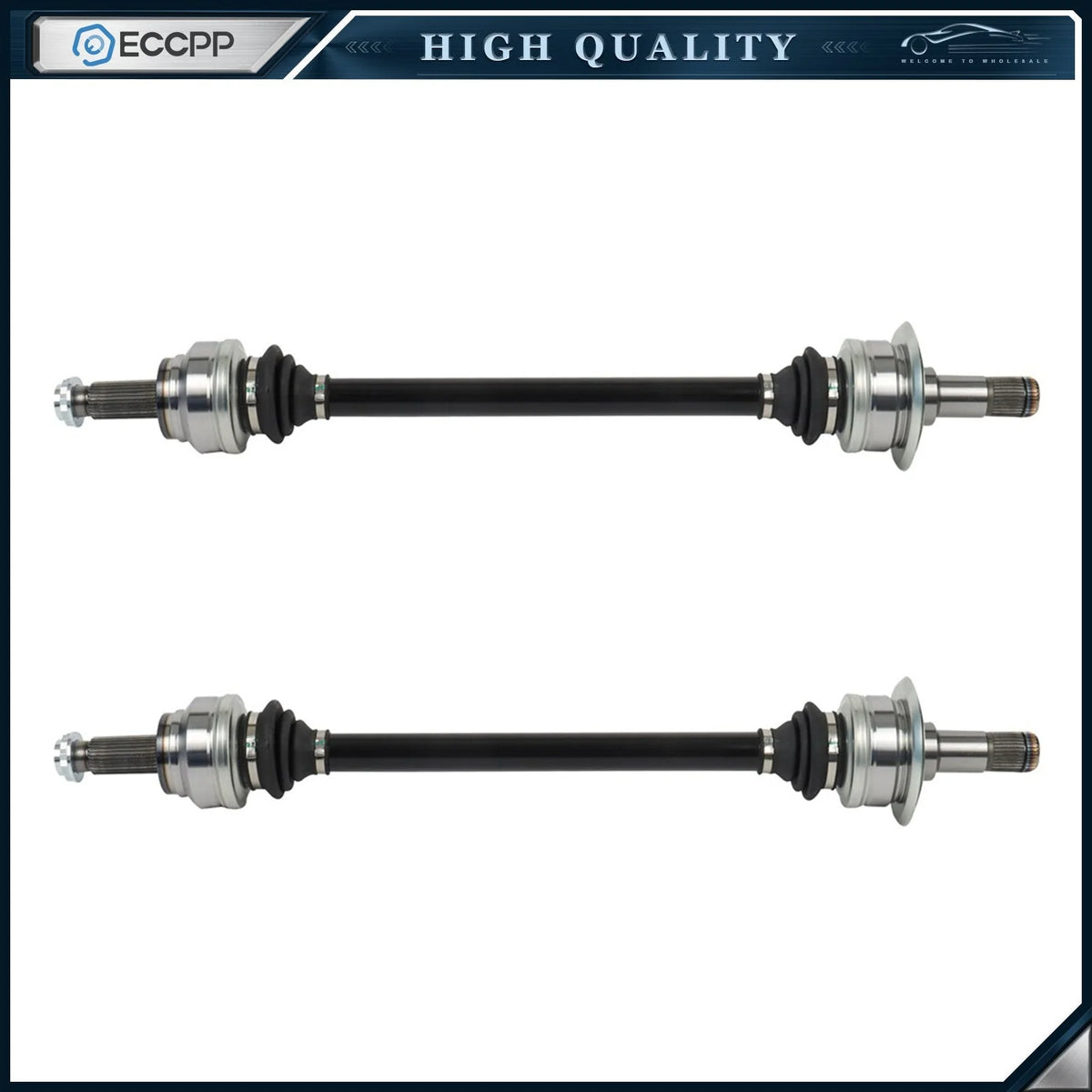 For BMW X5 2010-18 X6 2010-2011 2015-19 2pcs Rear Left & Right CV Axle Assembly 6B93BC-57 [1]