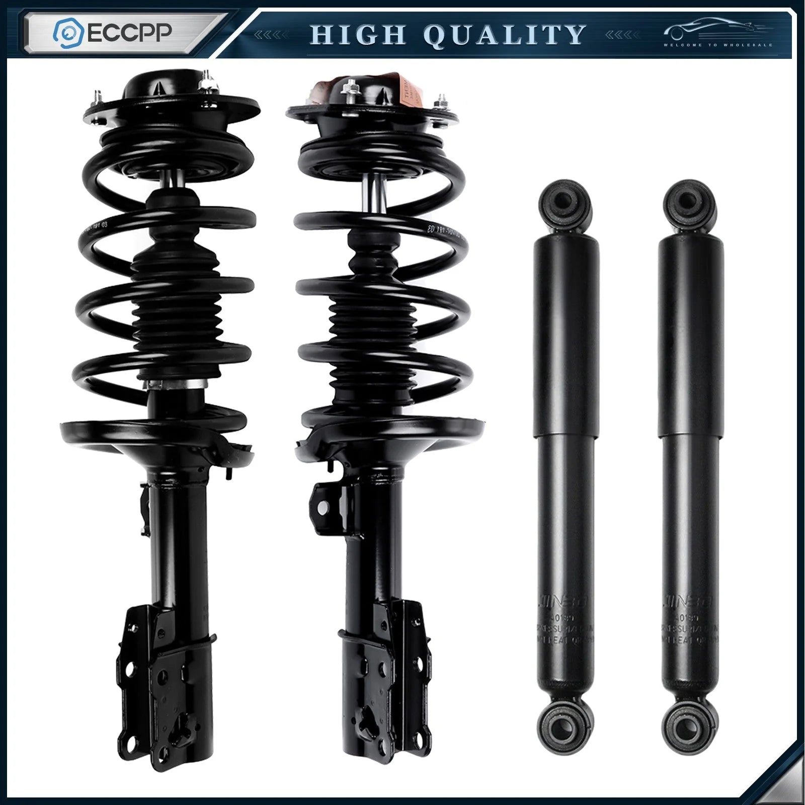 For Chevrolet Malibu 2004-07 Full 4 Quick Complete Struts Coil Springs & Shocks 6B93BC-57 [1]