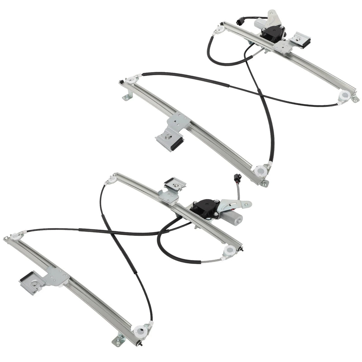 For Chevy Suburban 1500 2500 2000-2006 Pair Rear Window Regulator & Motor 6B93BC-57 [1]