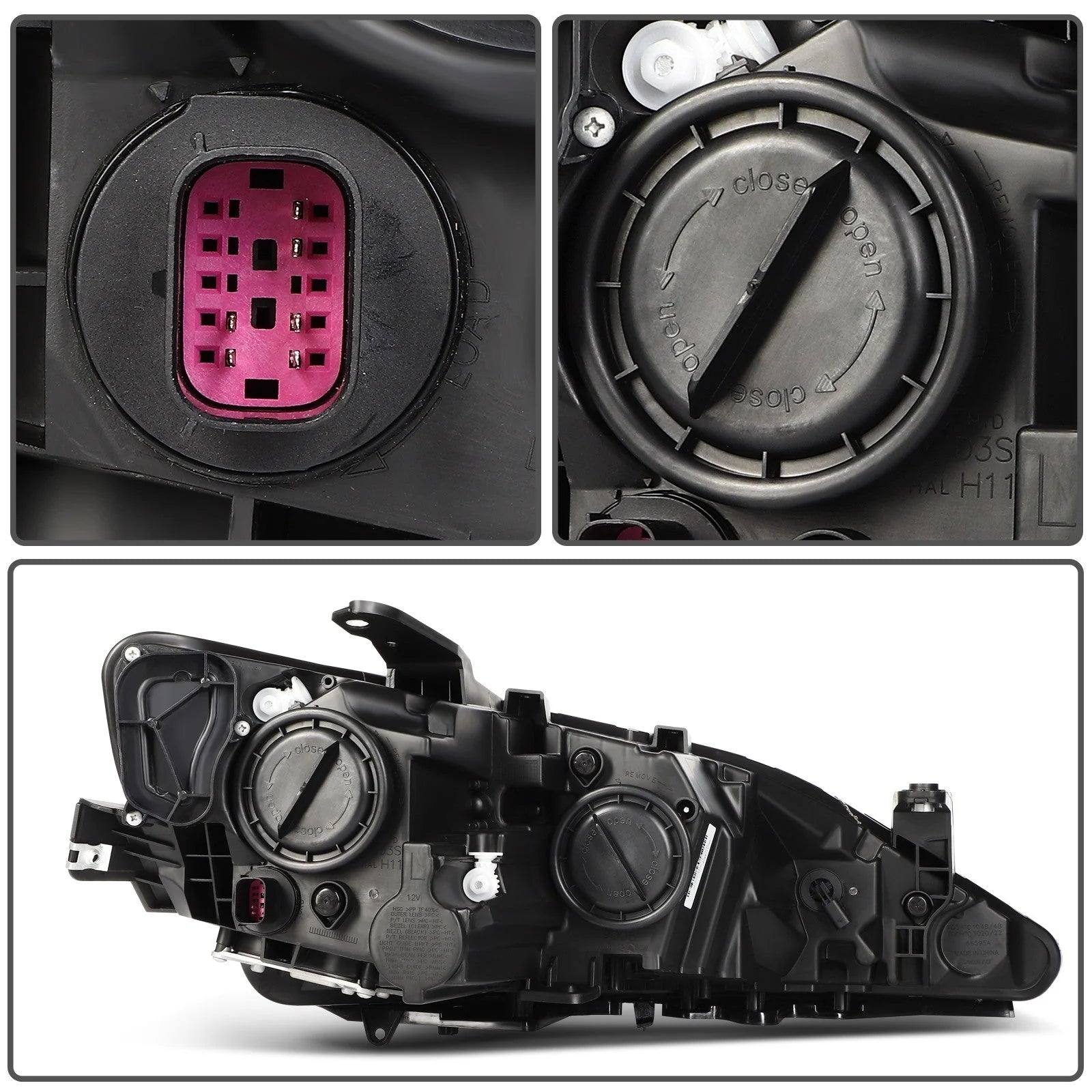For Chrysler Pacifica 2017-2020 w/Projector Left Driver Side Headlights Assembly KOEEP [9]