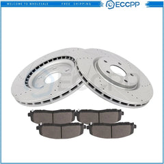 For Chrysler Pacifica Chrysler Pacifica Front Brake Rotors And Metallic Pads 6B93BC-57 [1]