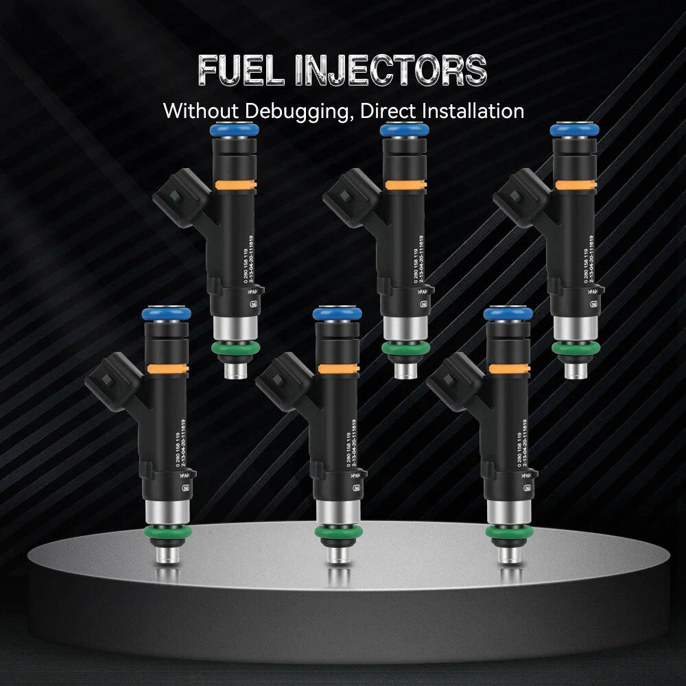 For Chrysler Town & Country Dodge Grand Caravan 3.8L 2008-2010 6x Fuel Injectors 6B93BC-57 [1]